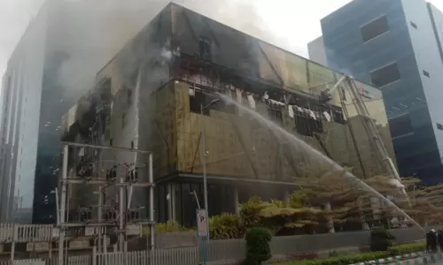 Fire Breaks Out at Sattva Building in Hitec City
