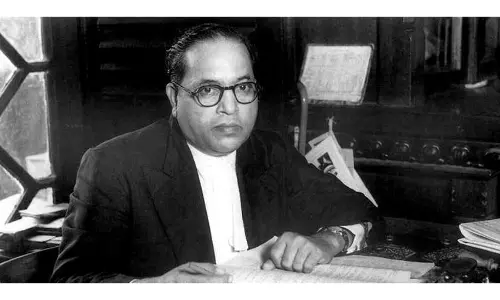 Dalit organisations protest against Amit Shahs remarks on Ambedkar in Vizag