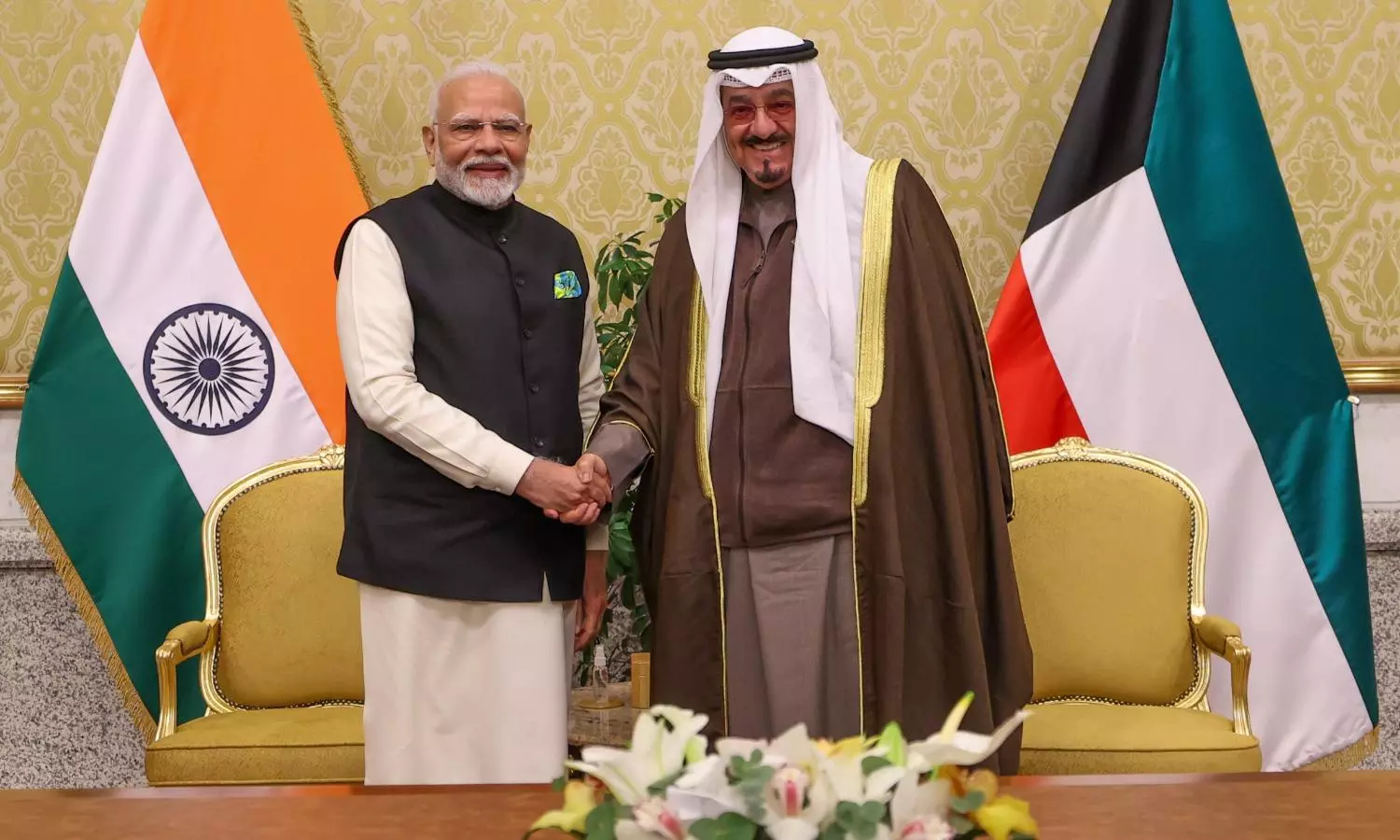 Modi receives Kuwait’s highest honour for boosting Indo-Kuwaiti ties Modi receives Kuwait’s highest honour for boosting Indo-Kuwaiti ties