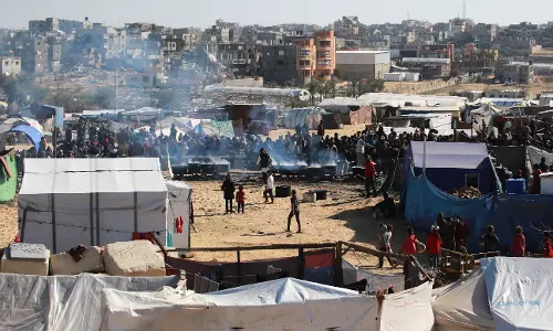 Six killed in Israeli strike on school sheltering displaced people in Gaza