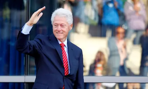 Bill Clinton hospitalised with fever