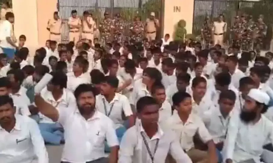 MP Condemns Police Action Against Paramedical Students in Tirupati MP Condemns Police Action Against Paramedical Students in Tirupati