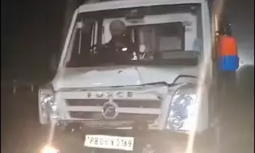 UP: Vehicle rams into ambulance carrying bodies of suspected Khalistani terrorists