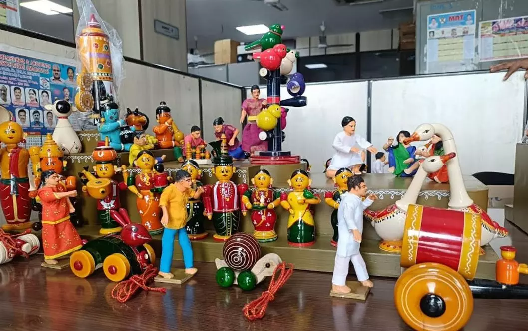 Etikoppaka toys to represent AP in 2025 Republic Day Parade Etikoppaka toys to represent AP in 2025 Republic Day Parade