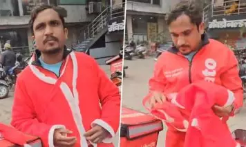 Indore: Hindu Group Forces Food Delivery Agent to Remove Santa Costume