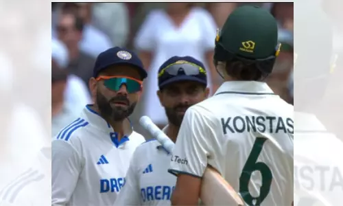 Kohli, Konstas involved in mid-pitch altercation debutant brushes off incident Kohli, Konstas involved in mid-pitch altercation debutant brushes off incident