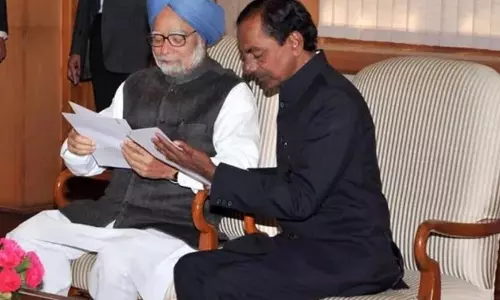 Telangana people will remain grateful to Dr Singh: KCR Telangana people will remain grateful to Dr Singh: KCR