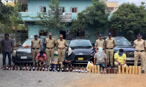 Constable, home guard at Hyd airport among 4 held for selling duty-free liquor against norms