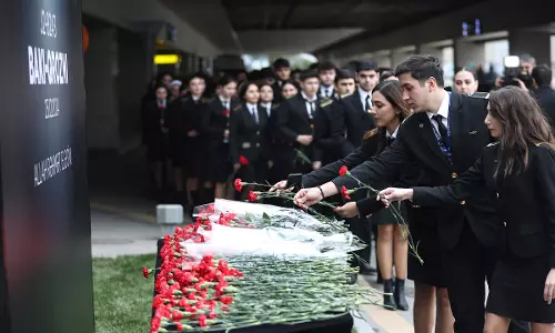 Russia says Azerbaijani plane tried to land during Ukraine drone attack