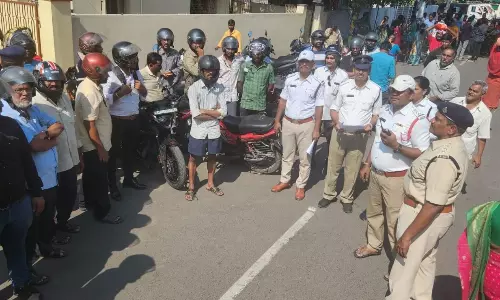 8,242 Motorists Booked for Helmet-Less Driving