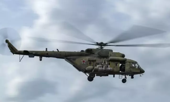 Ukraine drone downs Russian helicopter for the first time
