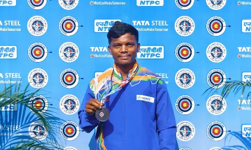 Sanjay Majhi Bags Bronze at NTPC Archery Championship 2024 Sanjay Majhi Bags Bronze at NTPC Archery Championship 2024