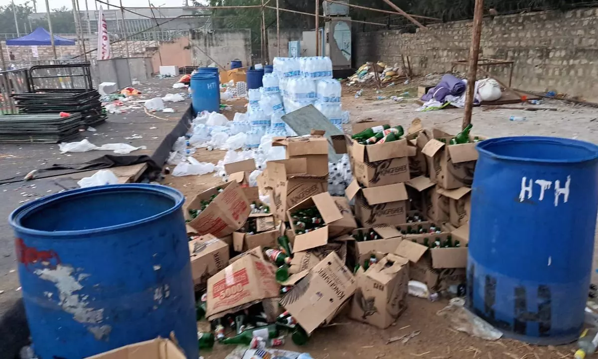 New Year bash: Uppal stadium stinks on first day of 2025