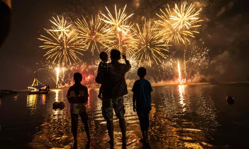 World Rings in 2025 with Light Shows and Celebrations