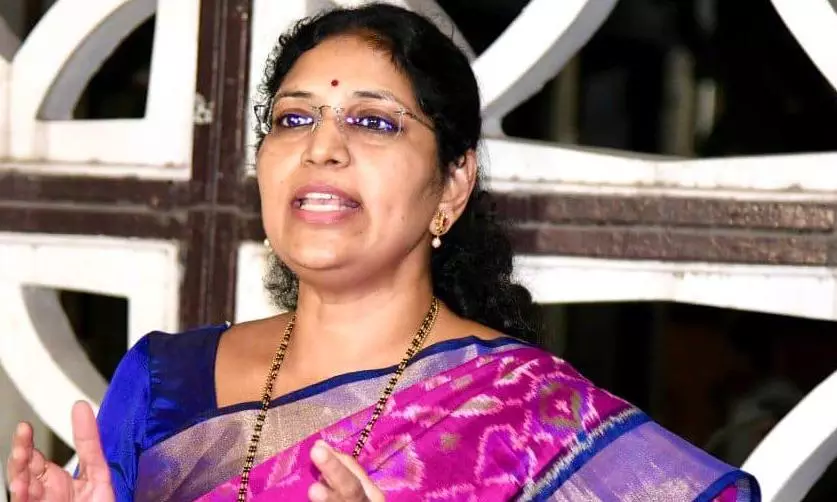 Naidu Government Betraying Women: MLC Varudu Kalyani Naidu Government Betraying Women: MLC Varudu Kalyani