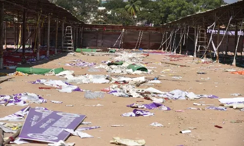 Book Fair Aftermath: NTR Stadium in a Mess