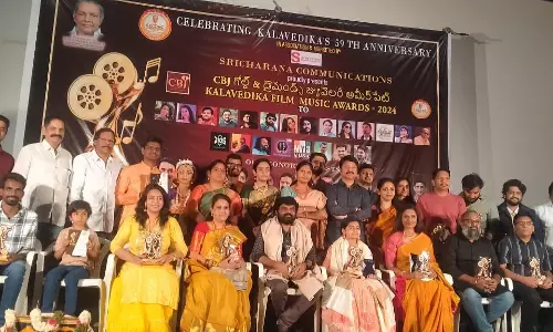 Kalavedika Film Music Awards function held in Hyderabad