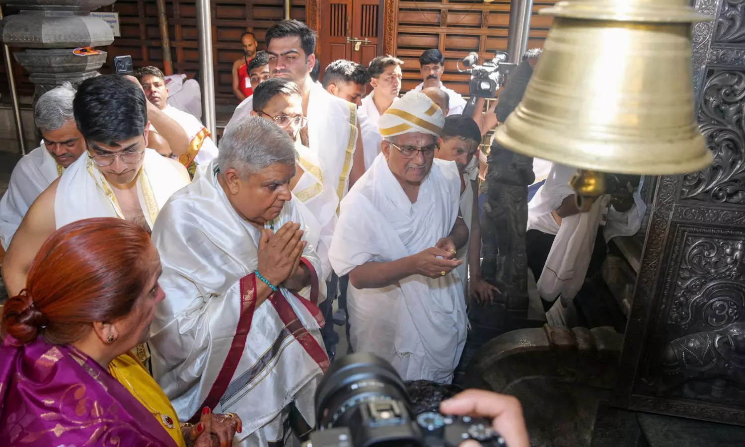 VP Dhankhar Inaugurates Queue Complex at Dharmasthala VP Dhankhar Inaugurates Queue Complex at Dharmasthala