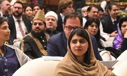 Malala Yousafzai attends Muslim girls education conference snubbed by Taliban