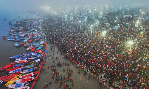 1.50 cr take dip in Maha Kumbh