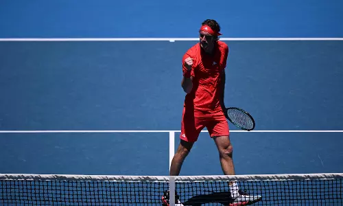 Alex Michelsen upsets Tsitsipas at the Australian Open Alex Michelsen upsets Tsitsipas at the Australian Open
