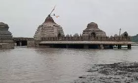 Sangameswaram Shiva temple re-emerges