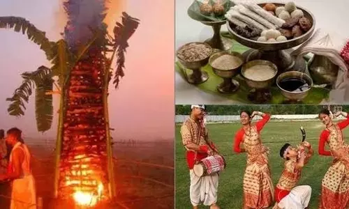 Assamese Celebrate Bhogali Bihu in Hyderabad