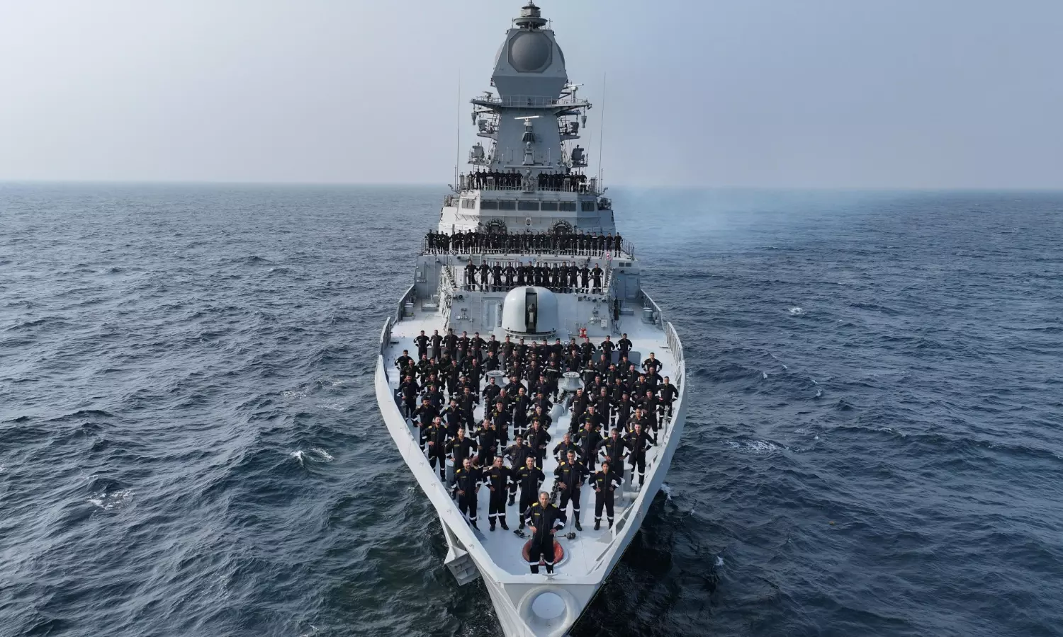 Three naval warships commissioned in Mumbai; PM Modi attends event