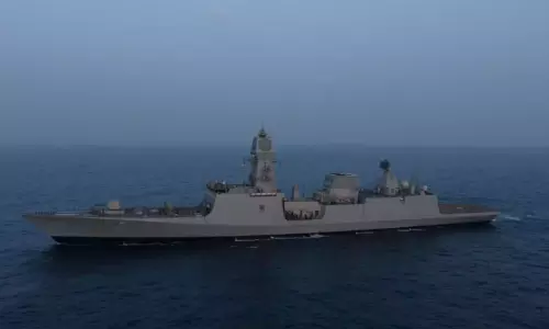 PM Modi commissions 3 naval warships