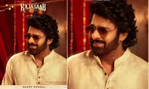 Prabhas New Look from The Raja Saab Drops with Makar Sankranti Wishes