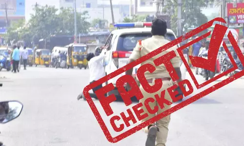 Fact check: Did Telangana Police Drag BRS Worker?