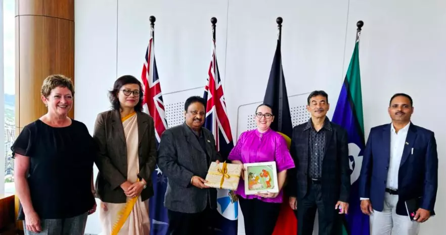 Telangana Delegation Visits Queensland Sport and Athletics Centre