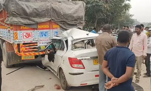 Two Killed, Five Injured in Bhongir Road Accident