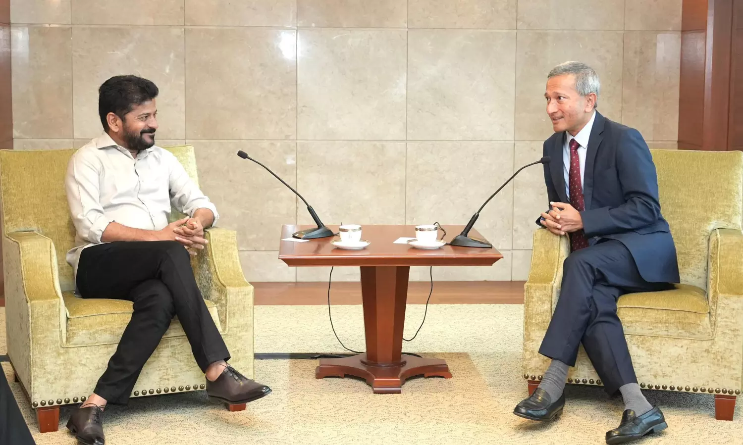 CM Revanth kicks off Singapore tour, meets Foreign Affairs Minister