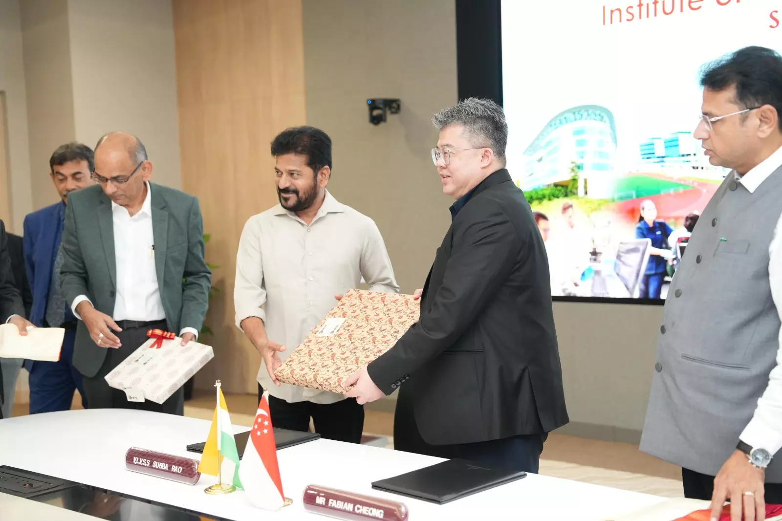 Revanth’s Singapore visit gets skill varsity deal