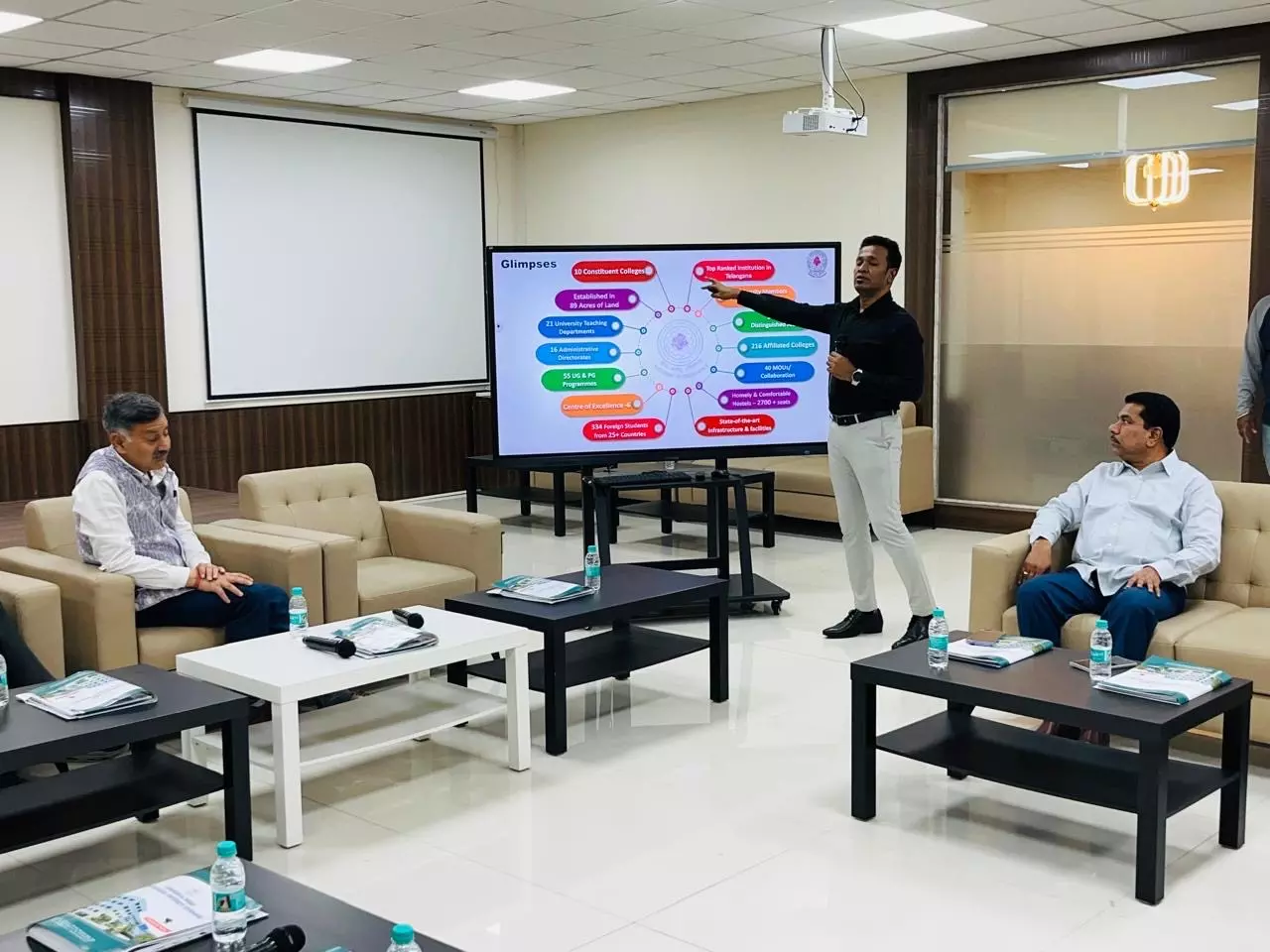 Hyderabad: HP Minister Visits JNTU-H to Discuss Reforms Hyderabad: HP Minister Visits JNTU-H to Discuss Reforms