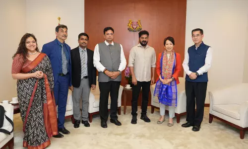 Revanth Reddy meets Singapore Environment Minister Grace Fu Hai Yien