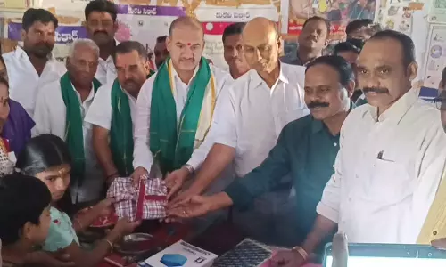 Telangana: School Reopened After a Decade with Cong. MLA’s Help Telangana: School Reopened After a Decade with Cong. MLA’s Help