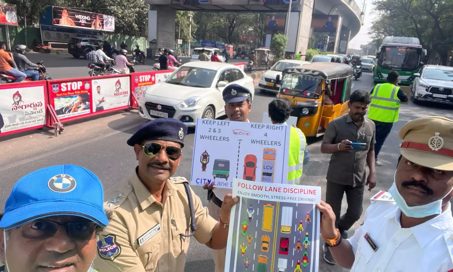 4-wheelers mustn’t overtake from left: Police