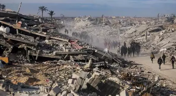 Israeli airstrike kills 8 in Gaza after Hamas delayed start of ceasefire Israeli airstrike kills 8 in Gaza after Hamas delayed start of ceasefire