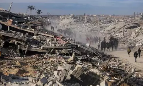 Israeli airstrike kills 8 in Gaza after Hamas delayed start of ceasefire
