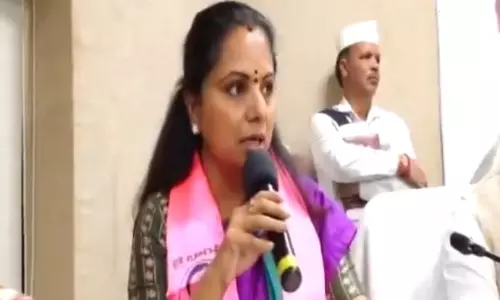 BRS MLC Kavitha Welcomes Turmeric Board, Seeks MSP BRS MLC Kavitha Welcomes Turmeric Board, Seeks MSP