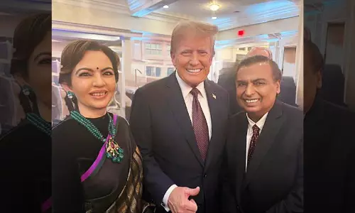 Mukesh, Nita Ambani meet U.S. President-Elect Donald Trump before swearing-in Ceremony