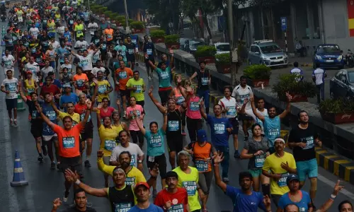 Hyderabadis sweat it out in Mumbai Marathon