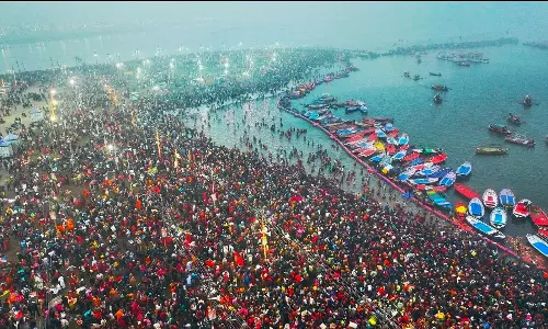 Devotees from Telangana, AP make beeline to Maha Kumbh mela