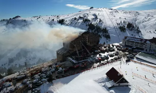 At least 76 people killed in a hotel fire at a ski resort in Turkey