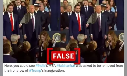 Fact Check | Indian minister Jaishankar wasnt asked to leave Donald Trumps inauguration