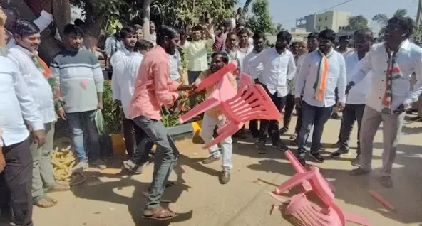 Factional Clash Erupts in Patancheru Congress Party