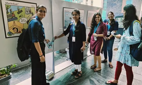 CEEW brings sustainability cartoons to Hyderabad Literature Festival 2025