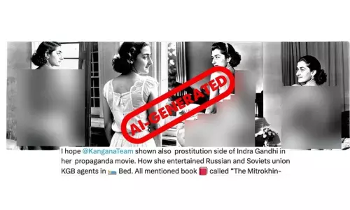 Fact-Check: Images of Indira Gandhi in provocative attire are AI-Generated